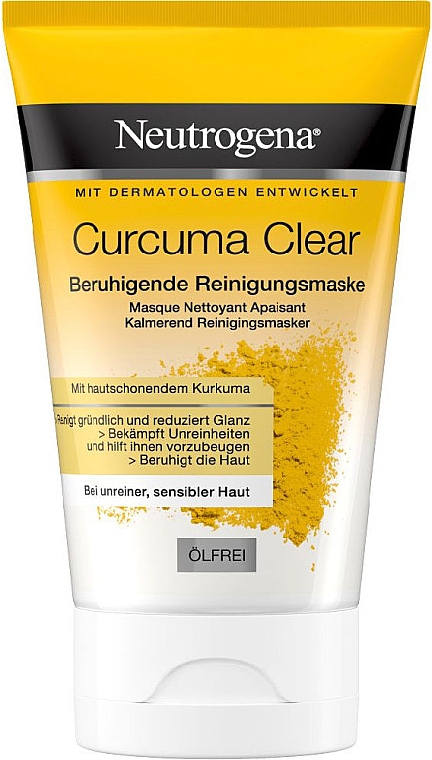 Beruhigende Reinigungsmaske - Neutrogena Curcuma Cleansing Mask — Bild N1
