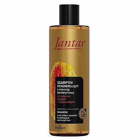 Shampoo für schwaches und geschädigtes Haar - Farmona Jantar Regenerating Shampoo with Amber Essence — Bild N1