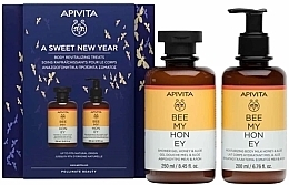 Düfte, Parfümerie und Kosmetik Apivita Bee My Honey - Körperpflegeset (Duschgel 250 ml + Körpermilch 200 ml) 
