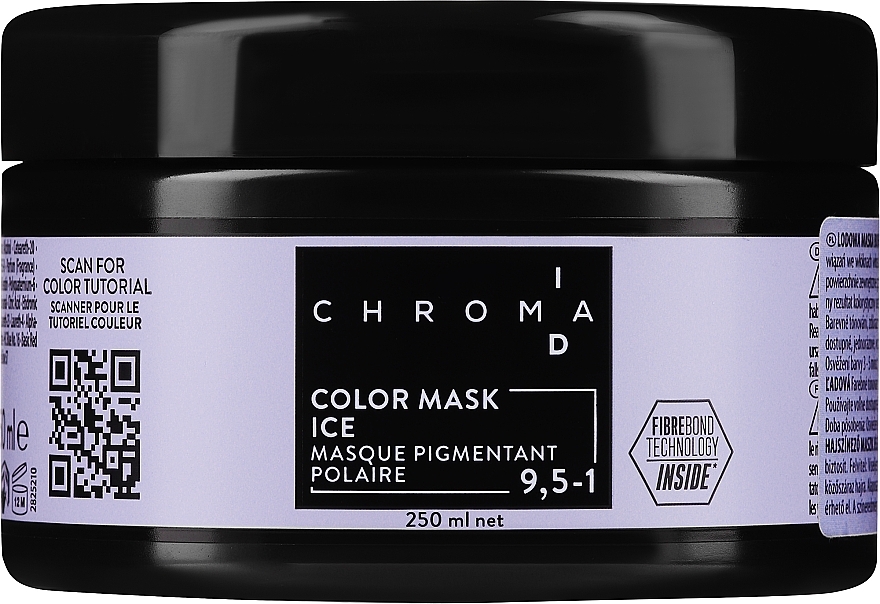 Maske für blondes Haar 250 ml - Schwarzkopf Professional Chroma ID Bonding Color Mask — Bild N1