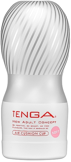Einweg-Vakuum-Masturbator silber - Tenga Air Flow Cup Gentle — Bild N1