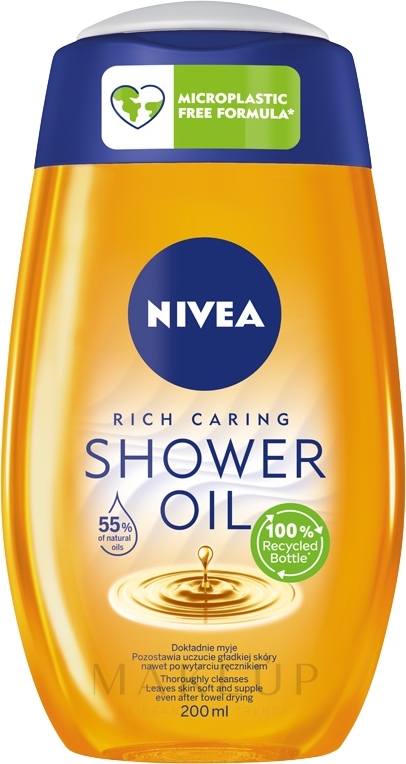 Duschöl - NIVEA Natural Oil Shower Oil — Bild 200 ml