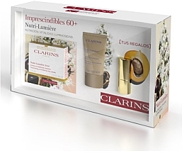 Set - Clarins Nutri-Lumiere Set (day/cr/50ml + night/cr/15ml + lipstick/1,5gr) — Bild N1