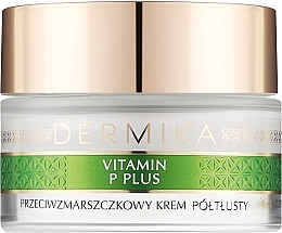Hypoallergene Anti-Falten-Creme - Dermika Vitamin P Plus Face Cream — Bild N1