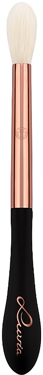 Lidschattenpinsel VS325 schwarz mit Roségold - Luvia Cosmetics Crease Blender Brush Black Rose Gold — Bild N3
