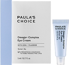 Paula's Choice Omega + Complex Eye Cream Travel Size - Augencreme mit Omega-Säuren — Bild N2