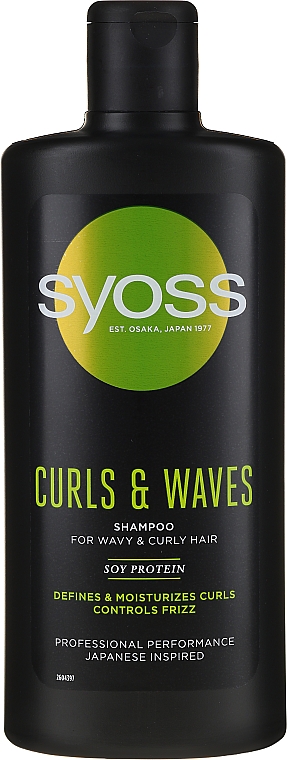 Shampoo für welliges und lockiges Haar - Syoss Curls & Waves Shampoo