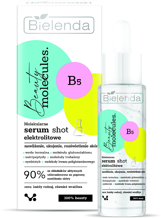 Molekulares Elektrolyt-Gesichtsserum - Bielenda Beauty Molecules Serum Shot — Bild N1