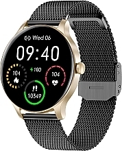 Smartwatch goldener Stahl - Garett Smartwatch Classy  — Bild N2