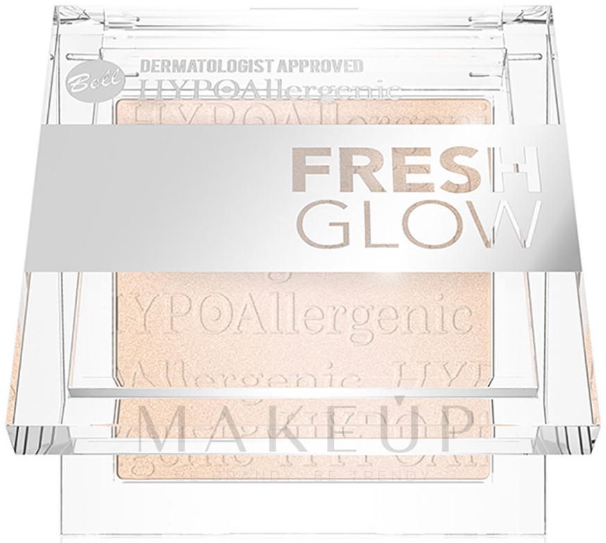 Highlighter für Gesicht und Körper - Bell HYPOAllergenic Fresh Glow Illuminating Powder — Bild 01