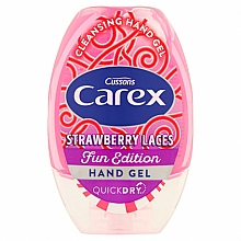 Düfte, Parfümerie und Kosmetik Antibakterielles Handgel mit Erdbeerduft - Carex Strawberry Laces Hand Gel