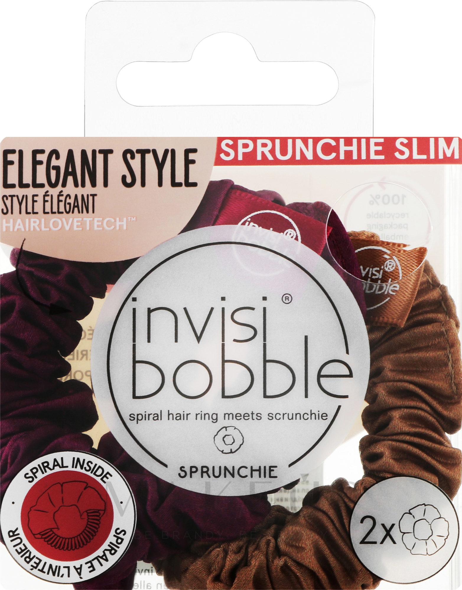 Haargummi - Invisibobble Sprunchie Slim The Snuggle is Real — Bild 2 St.