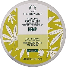 Körperbutter mit Hanf für sehr trockene Haut - The Body Shop Hemp Rescuing Body Butter For Ultra-Dry Skin — Bild N1