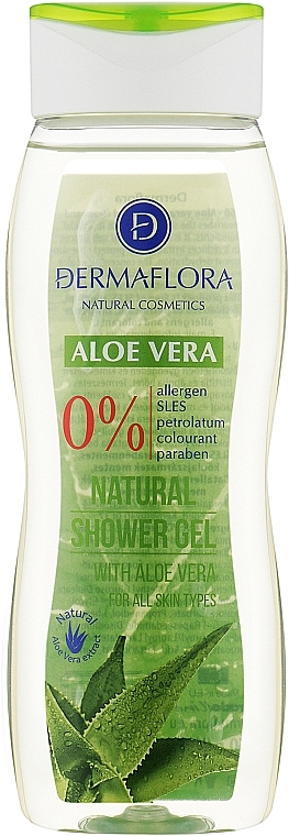 Erfrischendes Duschgel mit Aloe Vera - Dermaflora Shower Gel With Aloe Vera — Bild N1