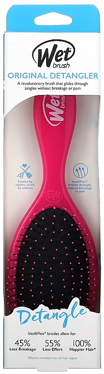 Haarbürste - Wet Brush Original Detangler Pink — Bild N2