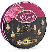 GESCHENK! Handcreme mit 6 Ölen - Natural Rose  — Bild N1