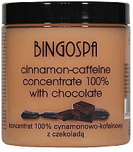 Düfte, Parfümerie und Kosmetik 100% Zimt-Koffein-Konzentrat gegen Cellulite mit Schokolade - BingoSpa Concentrate 100% Caffeine Cinnamon-Chocolate