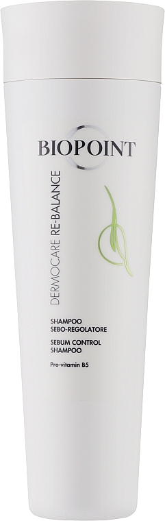 Talgregulierendes Haarshampoo - Biopoint Dermocare Re-Balance Shampoo Sebo-Regolatore — Bild N1