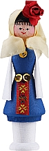 Düfte, Parfümerie und Kosmetik Souvenir Muskal mit Aromaöl rote Blume und blaues Kleid - Bulgarian Rose Girl