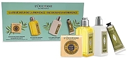 Set - L'Occitane En Provence Verbena Set (sh/gel/70ml + b/milk/70ml + h/cr/30ml + soap/50g) — Bild N1