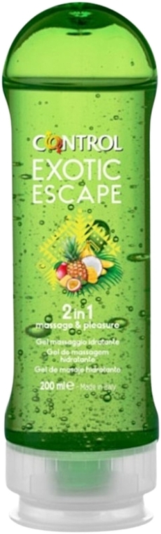 Intimmassagegel mit dem Duft exotischer Früchte - Control Exotic Escape 2 In 1 Moisturizing Massage Gel — Bild N2