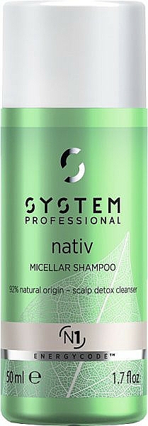 Tiefenreinigendes Shampoo - System Professional Nativ Micellar Shampoo N1 — Bild N1