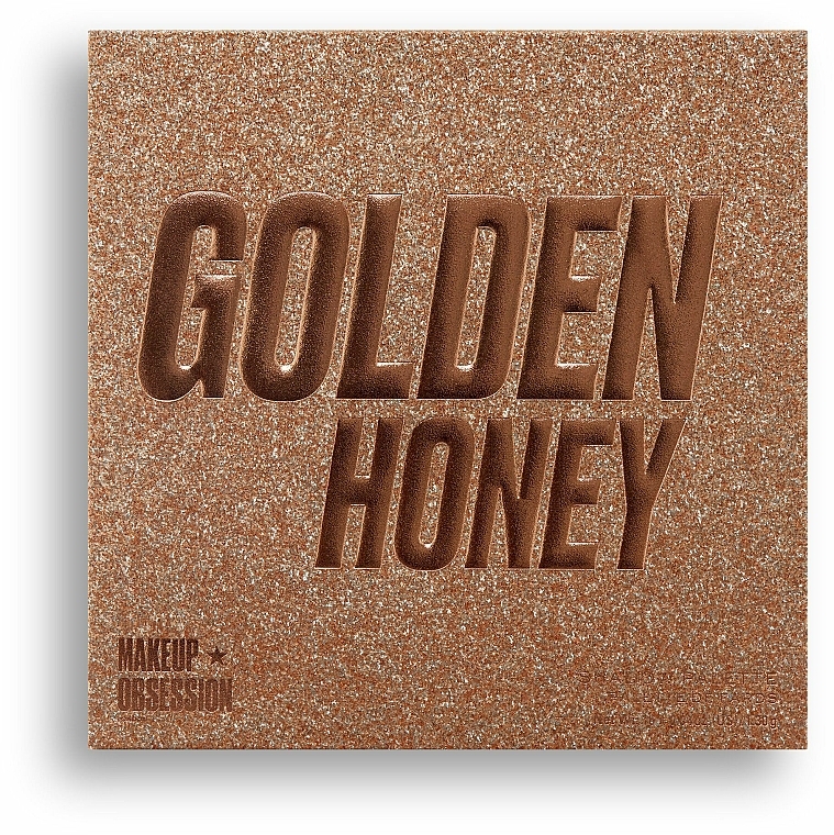 Lidschattenpalette, 16 Farben - Makeup Obsession Golden Honey Eyeshadow Palette — Bild N2