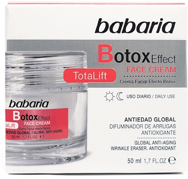 Straffende Gesichtscreme - Babaria Botox Effect Total Lift Face Cream — Bild N2