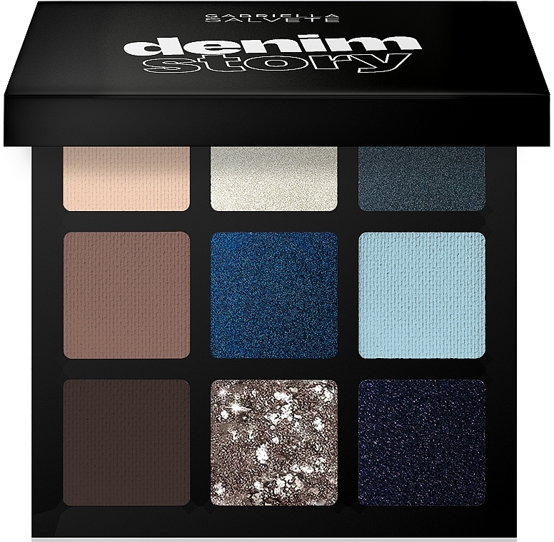 Lidschattenpalette - Gabriella Salvete Denim Story Eyeshadow Palette  — Bild N1