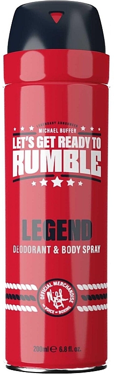 Deospray - Rumble Men Legend Deodorant & Body Spray — Bild N1