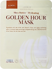 Düfte, Parfümerie und Kosmetik Feuchtigkeitsspendende Tuchmaske mit Sheabutter - Elroel Golden Hour Mask Shea Butter Hydrating