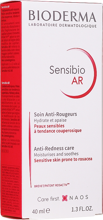 Gesichtscreme für empfindliche Haut und Anti-Rötungen - Bioderma Sensibio AR Anti-Redness Cream