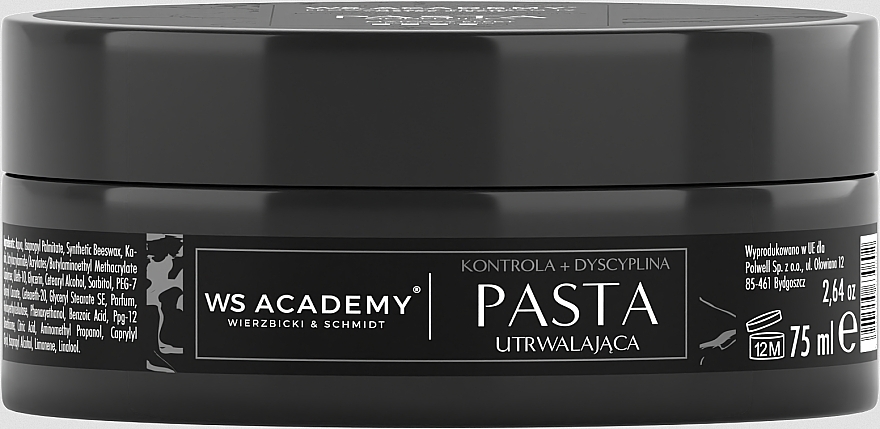 Haarpasta - WS Academy Modeling Paste For Hair With a Matte Finish — Bild N1