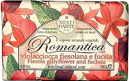 Naturseife Fiesole Gillyflower & Fuchsia - Nesti Dante Natural Soap Romantica Collection — Foto N1