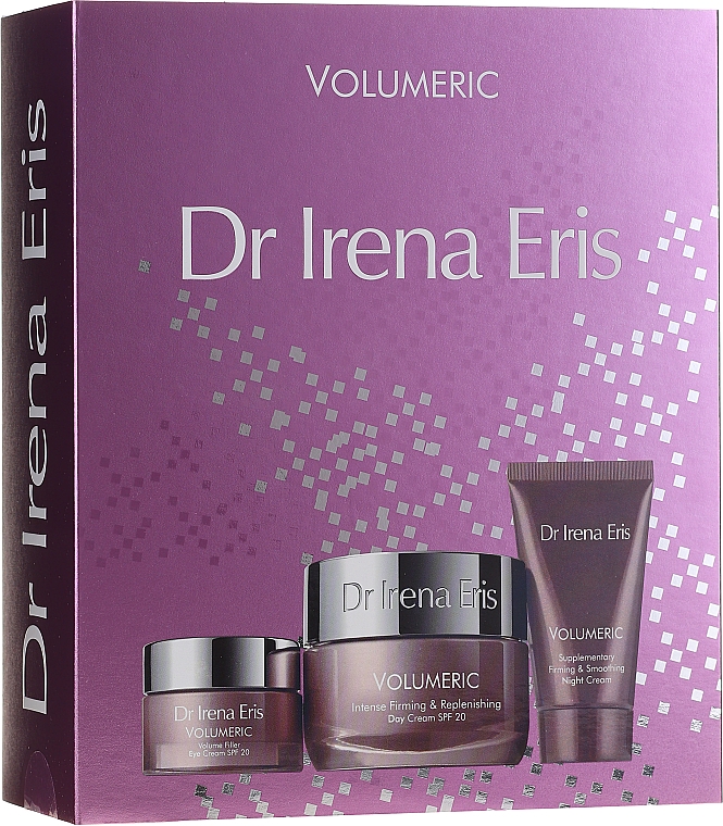 Gesichtspflegeset - Dr Irena Eris Volumeric (Tagescreme 50ml + Nachtcreme 30ml + Augenkonturcreme 15ml)