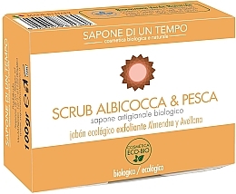 Seife Aprikose und Pfirsich - Sapone Di Un Tempo Organic Soap Scrub Apricot And Peach — Bild N2