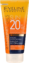 Düfte, Parfümerie und Kosmetik Wasserfeste Sonnenschutzemulsion für den Körper SPF 20 - Eveline Cosmetics Amazing Oils