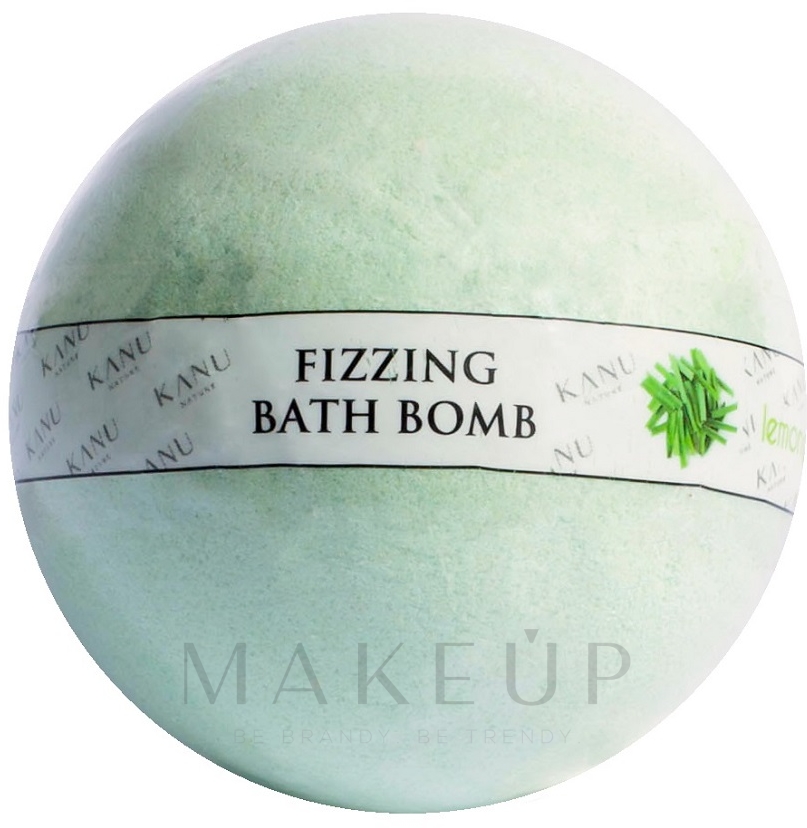 Sprudelnde Badebombe mit Zitronengrasduft - Kanu Nature Bath Bomb — Bild 160 g