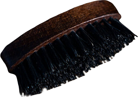 Bartbürste aus Buchenholz dunkel - RareCraft — Bild N1