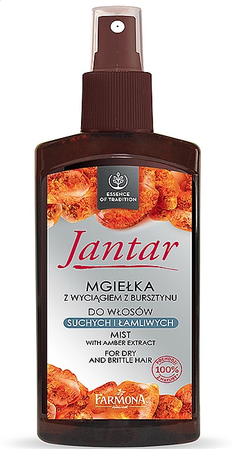 Haarspray für trockenes und sprödes Haar mit Amberextrakt - Farmona Jantar Mist For Dry And Brittle Hair