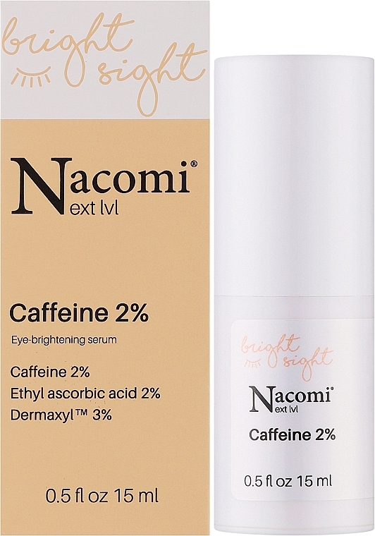 Aufhellendes Augenserum 2% Koffein - Nacomi Next Level Caffeine 2% Eye Brightening Serum — Bild N2