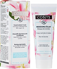 Düfte, Parfümerie und Kosmetik Gesichtsmaske für strahlende Haut mit Lilienextrakt - Coslys Facial Care Radiant Mask With Lily Extract
