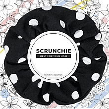 Haargummi schwarz-weiß Knit Fashion Classic - MAKEUP Hair Accessories — Bild N1