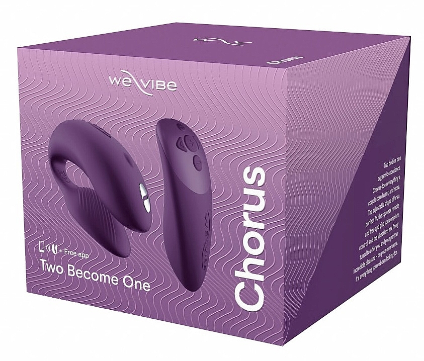 Vibrator für Paare mit Fernbedienung violett - We-Vibe Chorus Cosmic Purple — Bild N5