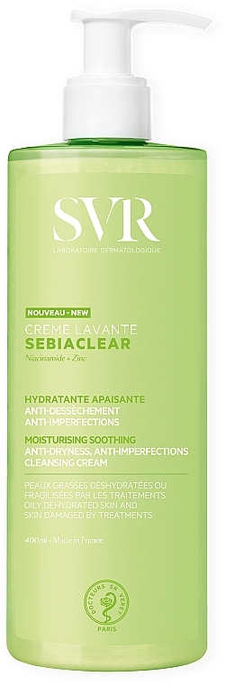 Reinigende Feuchtigkeitscreme gegen Hautunreinheiten - SVR Sebiaclear Moisturising Soothing Cleansing Cream — Bild N2