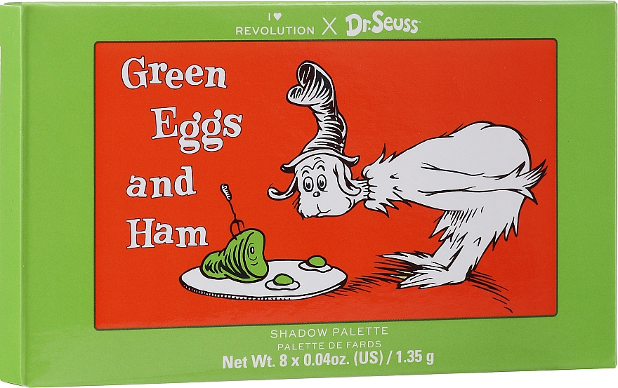Lidschattenpalette - I Heart Revolution Dr. Seuss Green Eggs and Ham Eyeshadow Palette — Bild N2