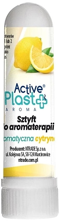 Aromatherapie- Stick Aromatische Zitrone - Ntrade Active Plast Aroma — Bild N1