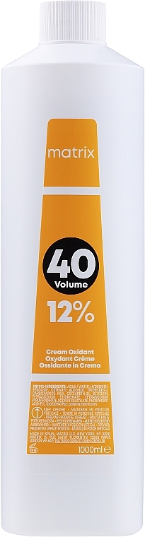 Creme-Oxidationsmittel 12 % - Matrix Cream Developer 40 Vol. 12%  — Foto N1