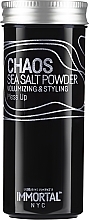 Pulverwachs für Haarvolumen und Styling - Immortal Nyc Chaos Sea Salt Powder — Bild N1