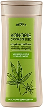 Stärkende und feuchtigkeitsspendende Haarspülung mit Hanfsamenextrakt und Kokosöl - Joanna Cannabis Seed Moisturizing-Strengthening Conditioner — Bild N1